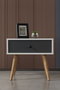 Hanah Home Vita 5102 Blanco y Antracita